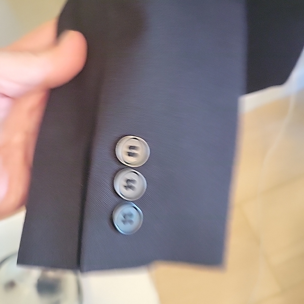 Pendleton Womans Vintage Black 100% Vegan Wool Blazer  Size 10 Made USA